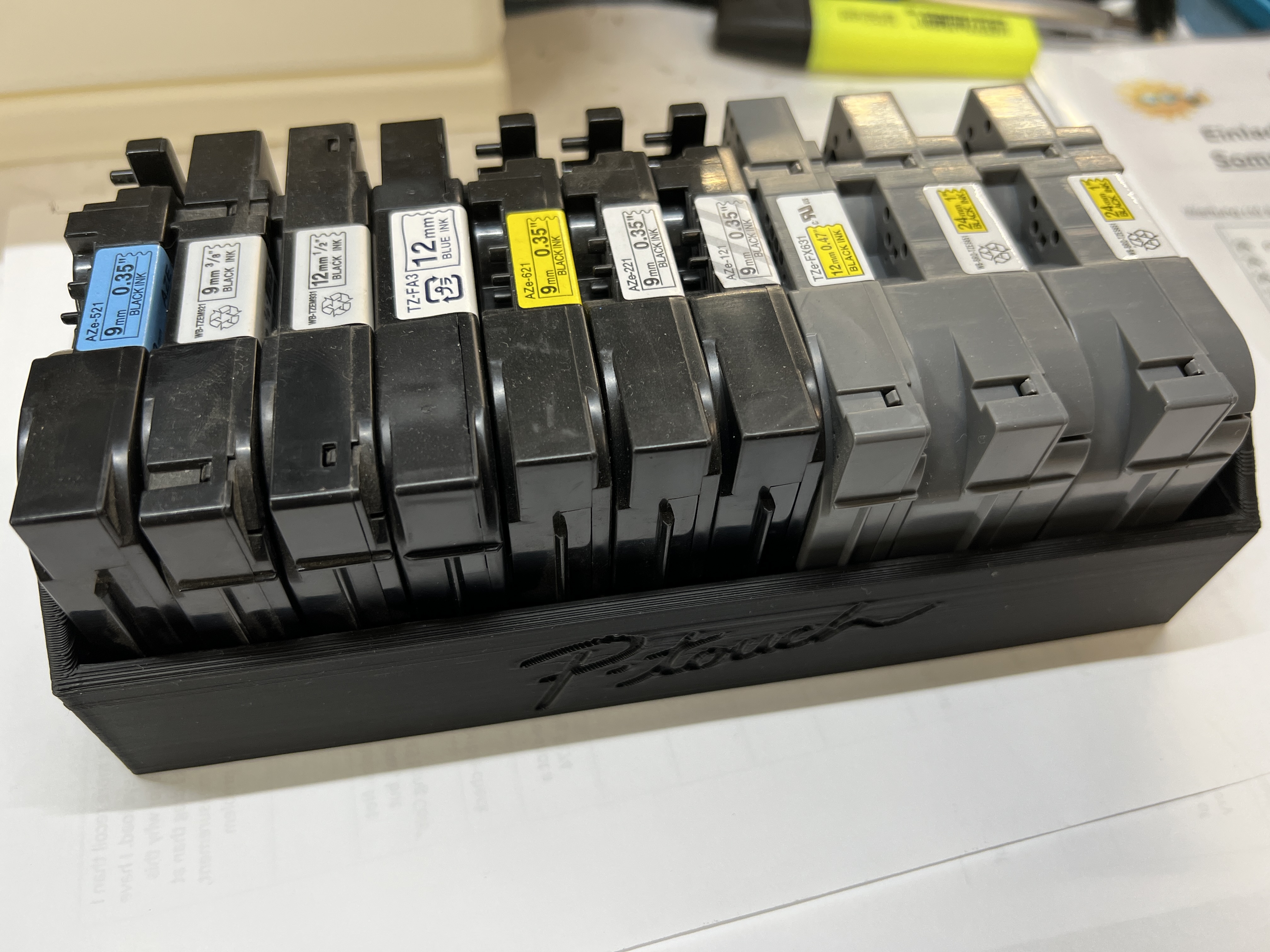 P-Touch TZ Cassette Holder
