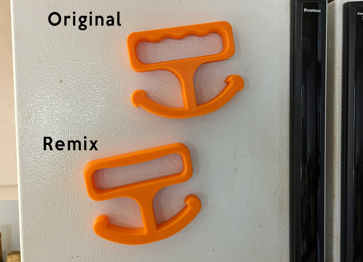 Bag Carrying Handle Remix by Squeemeister Download free STL model