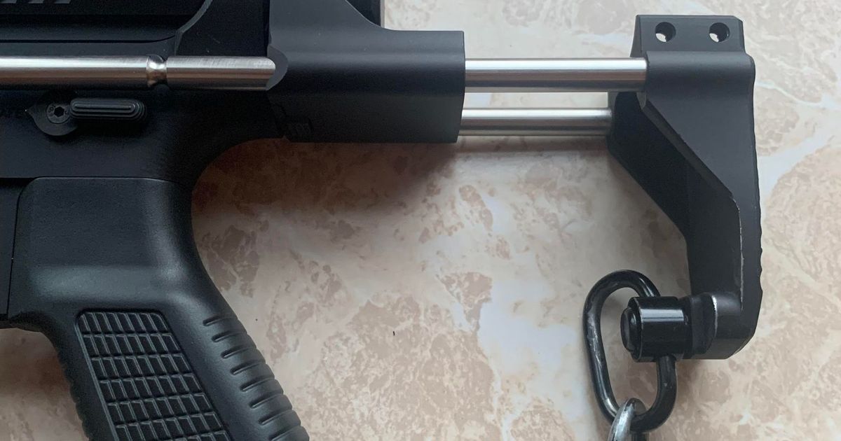 MTW 9 PDW Stock Buffer Tube Cap by Thor Download free STL model