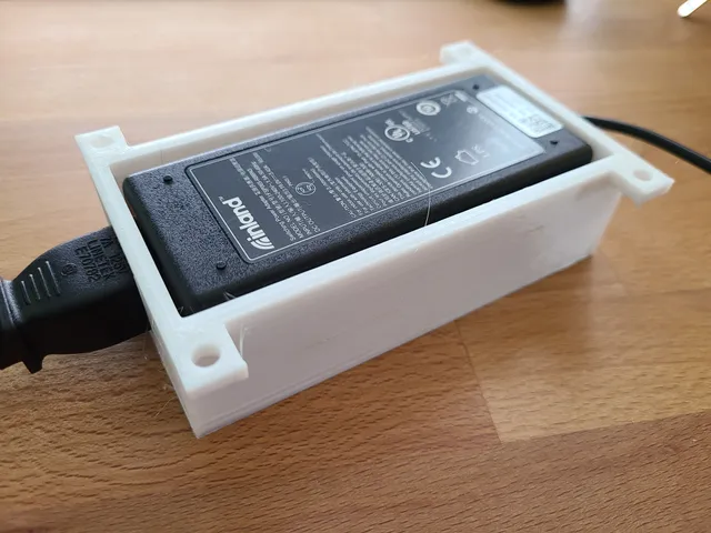 Under-Desk Mount for Laptop Power Supply