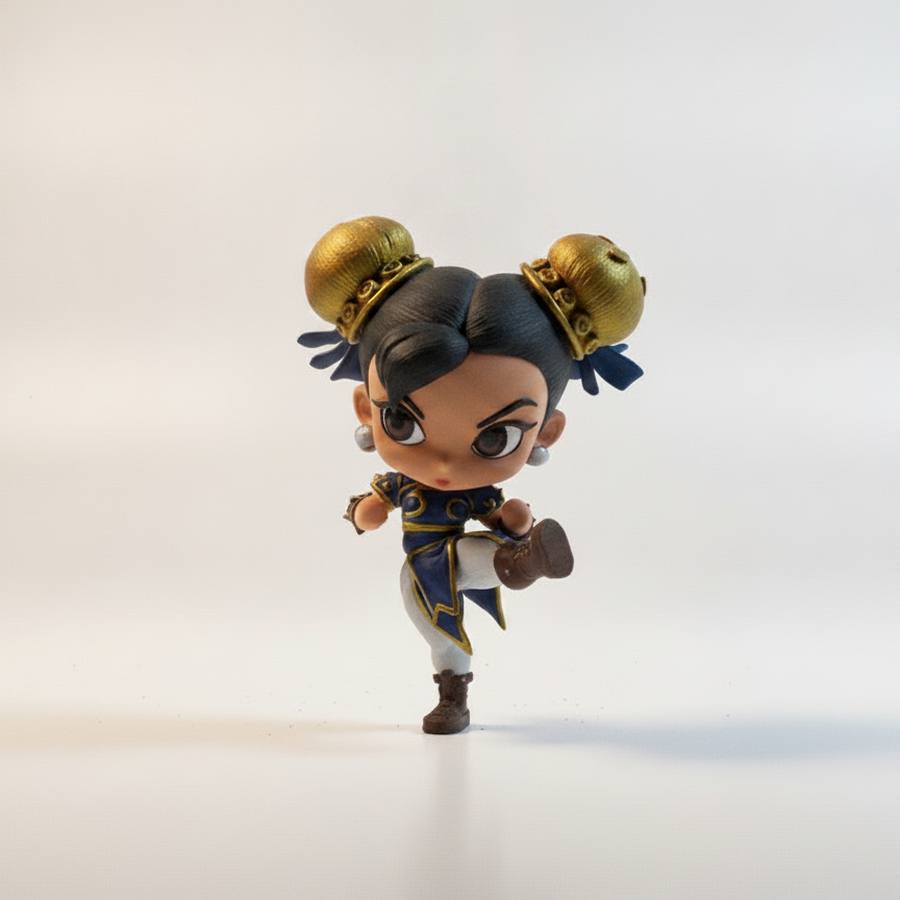 Chun-Li As A Small Stylized Collectible Figure Figurine 3D Printable