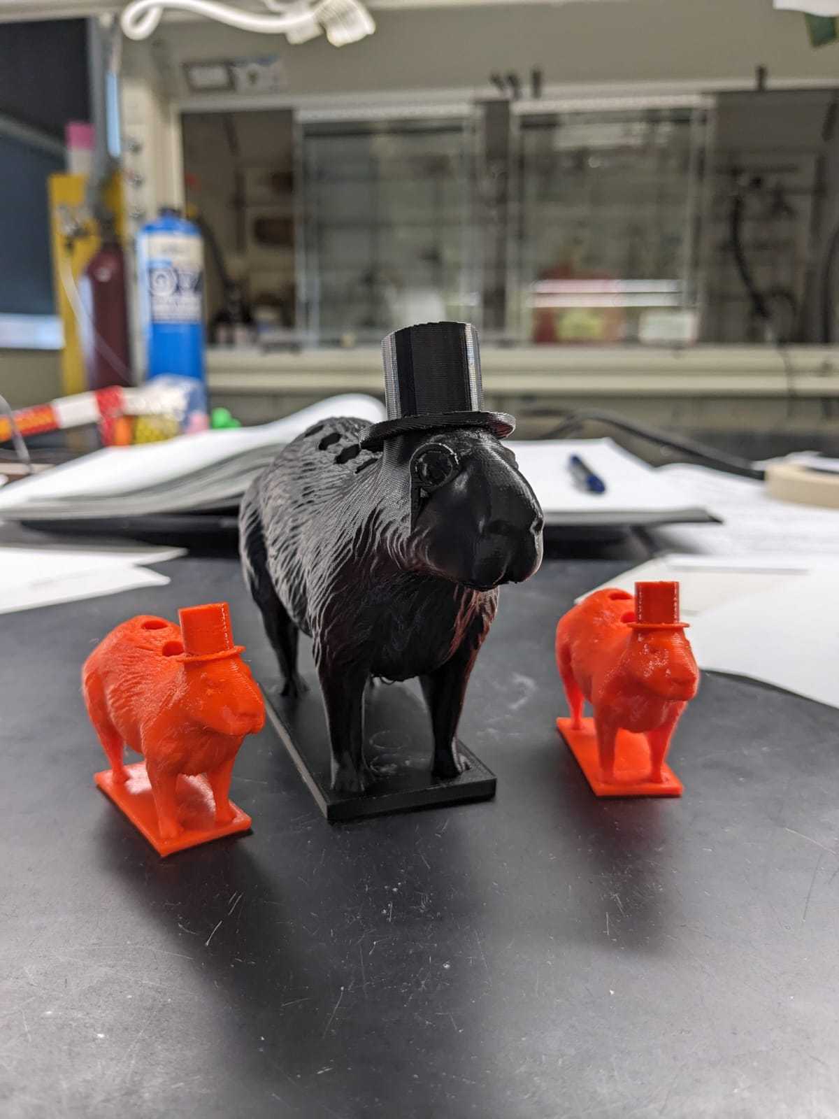 Capybara NMR tube holder (3x, 12x) by Serge Nader Download free STL