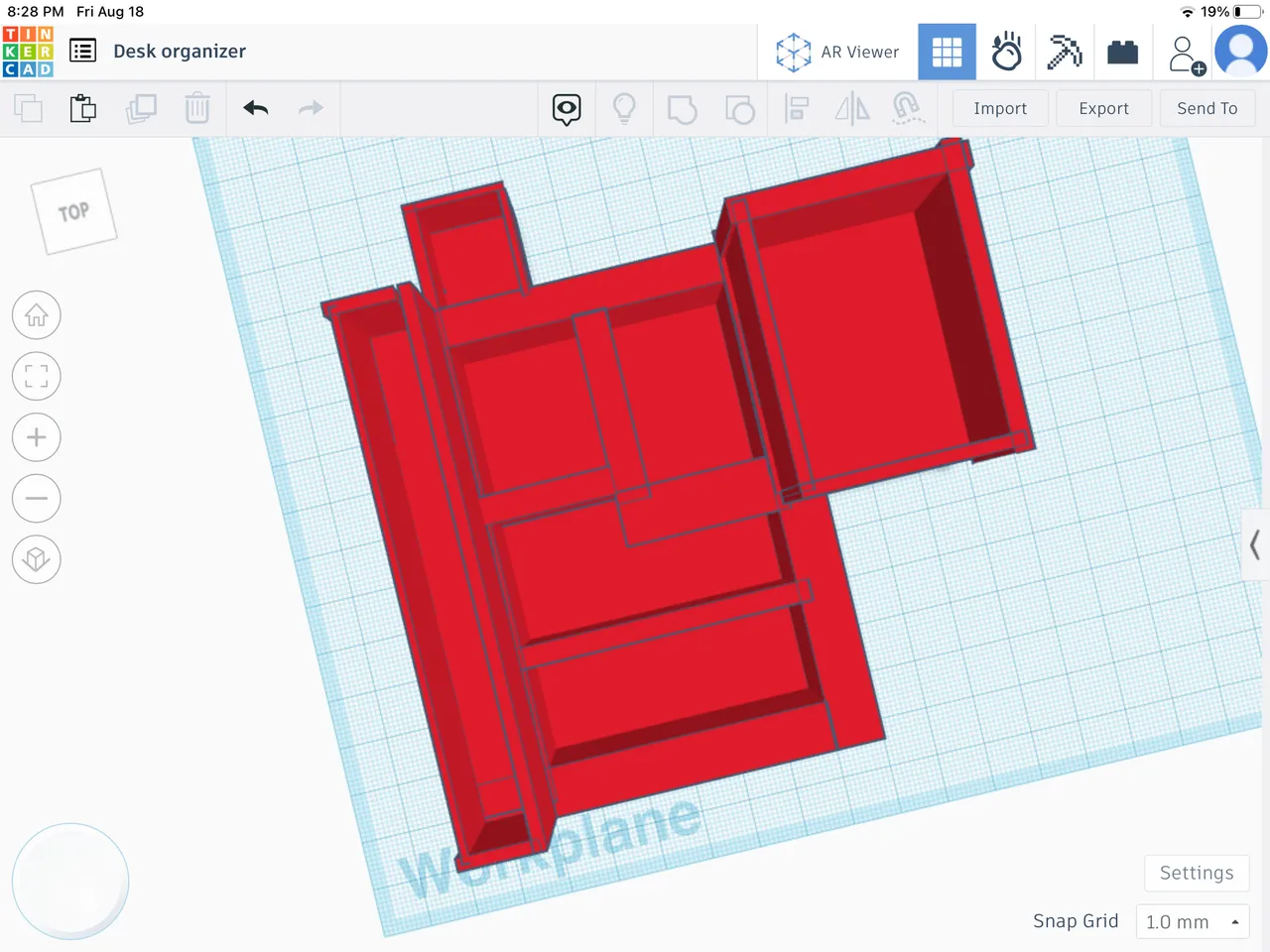 Desk organizer by casen | Download free STL model | Printables.com