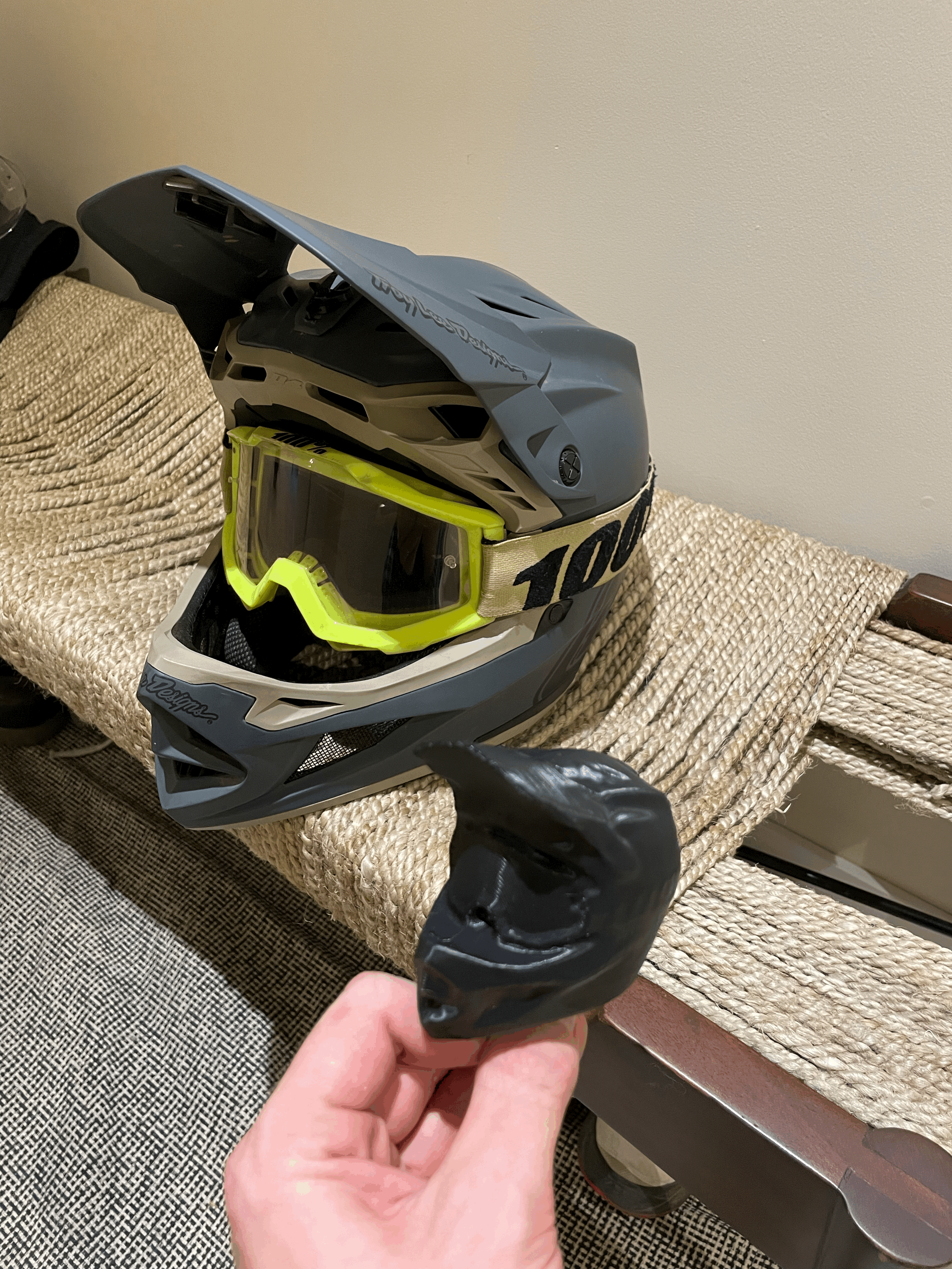Full Face Cycle Helmet Cam TLD D4 Full Face MTB Helmet By Da Sym