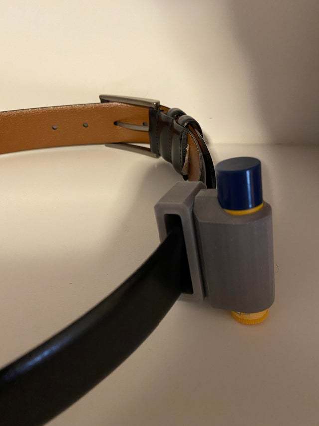 Belt chapstick magnet holder