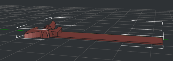 Miniatura 2 do modelo 3D BattleAxe bookmark