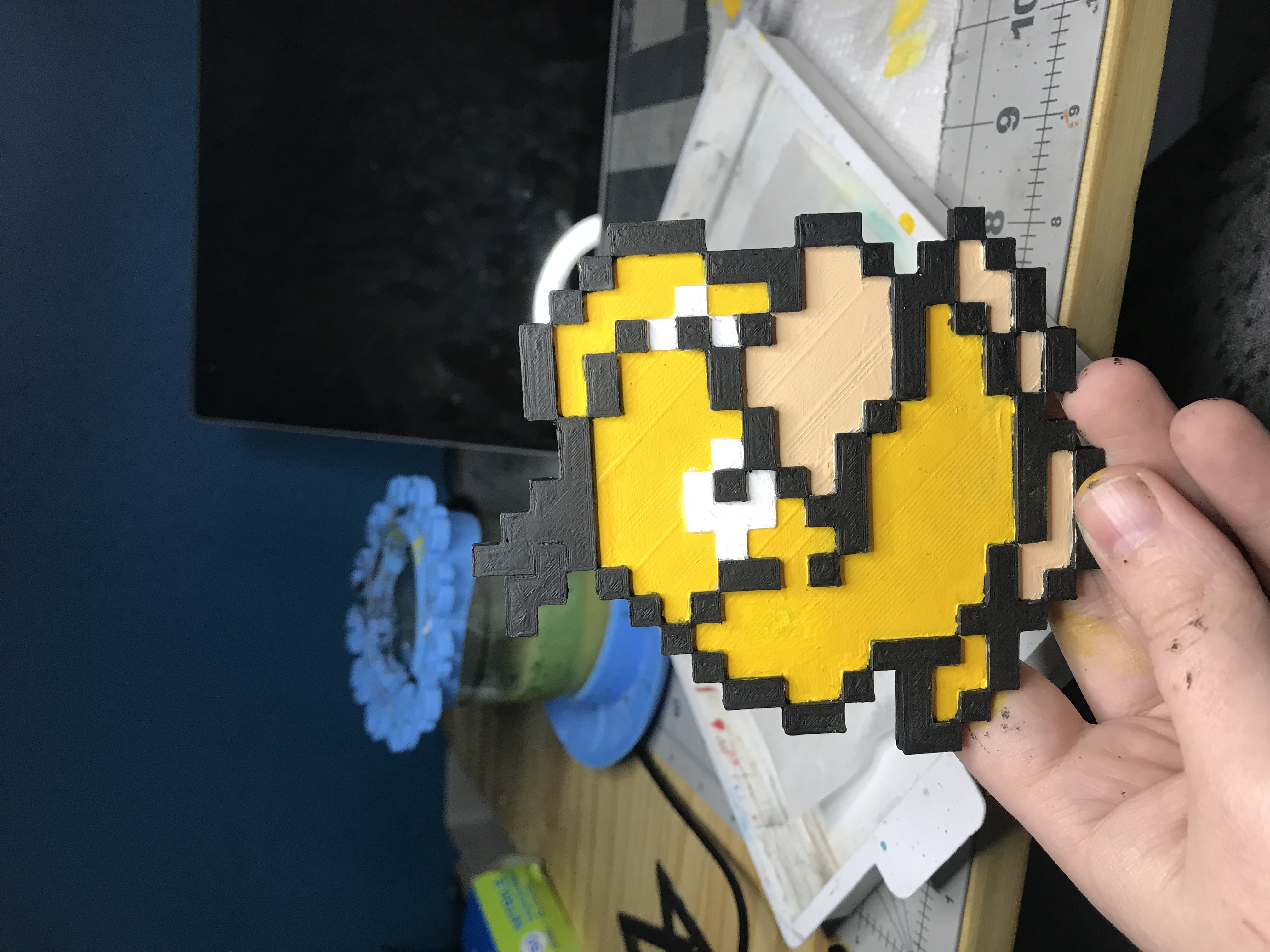 Psyduck Pixel Art by Richofrivia | Download free STL model | Printables.com