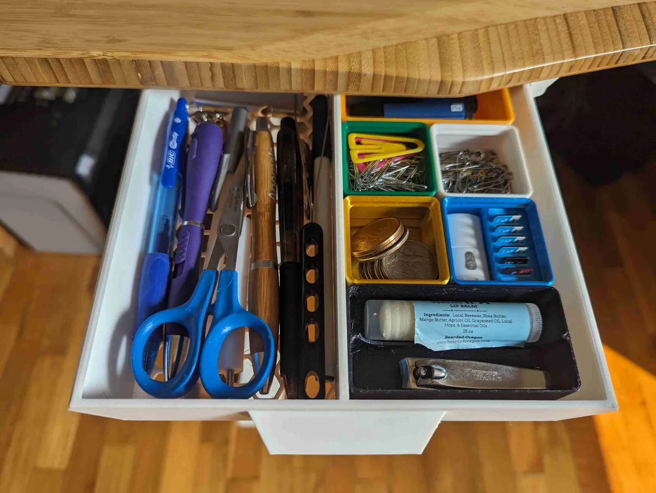 Under Desk Drawer combo with Gridfinity compartment by bulbasaur0 ...