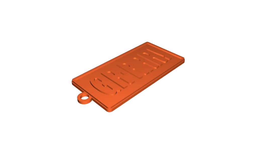 GR-RRR! - GTO Key Chain Tag by gleonard3 | Download free STL model ...