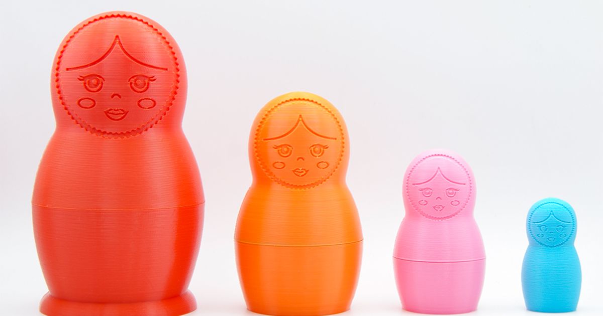 Nesting Dolls by Randomizy Printables Store