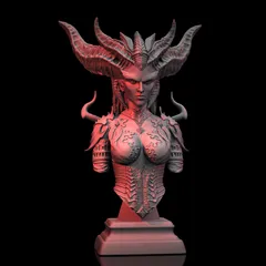 Lilith Bust -Diablo 4 Fanart