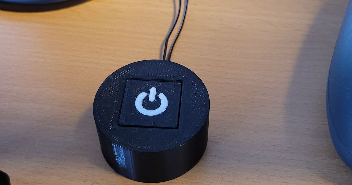 External Pc power button by Spb2005 Download free STL model
