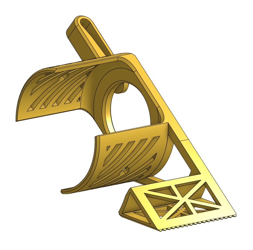 Tape Dispenser Belt Clip ver. 5 by Hope_G Download free STL model