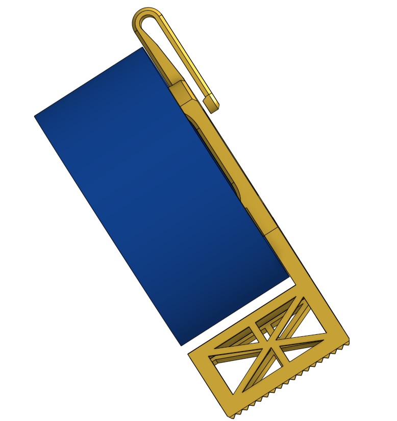 Tape Dispenser Belt Clip ver. 5 by Hope_G Download free STL model