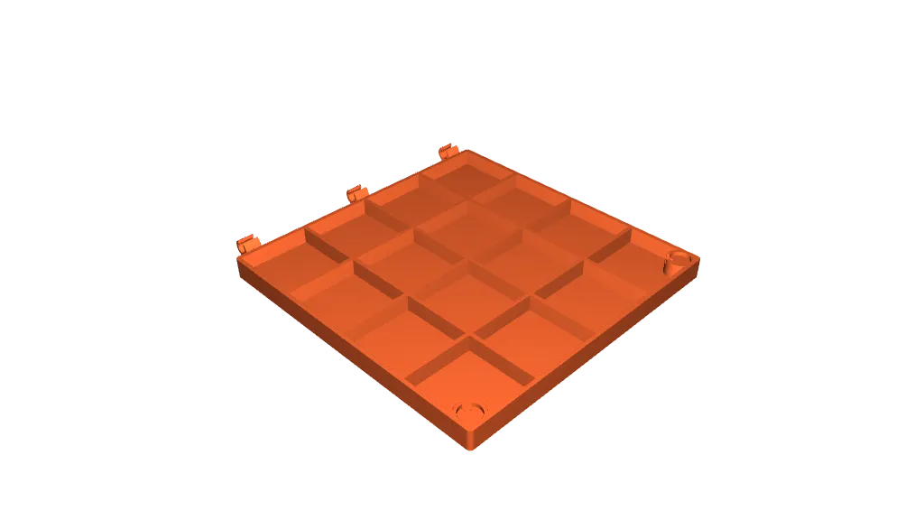 Parametric Hinged Box With Dividers and Magnetic Closure by Parametric Hinged Box With Dividers and Magnetic Closure by