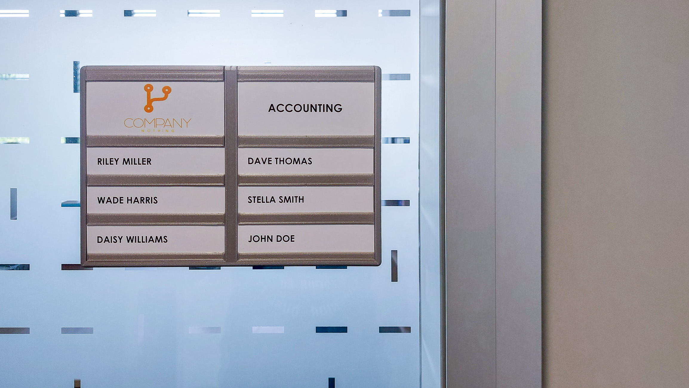 Office wall nameplate / tag by Frantisek23 | Download free STL model ...