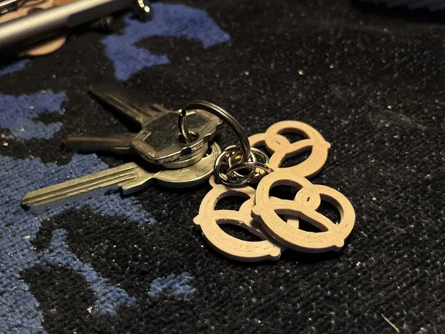 Brezel Keychain/ Prezel Keychain