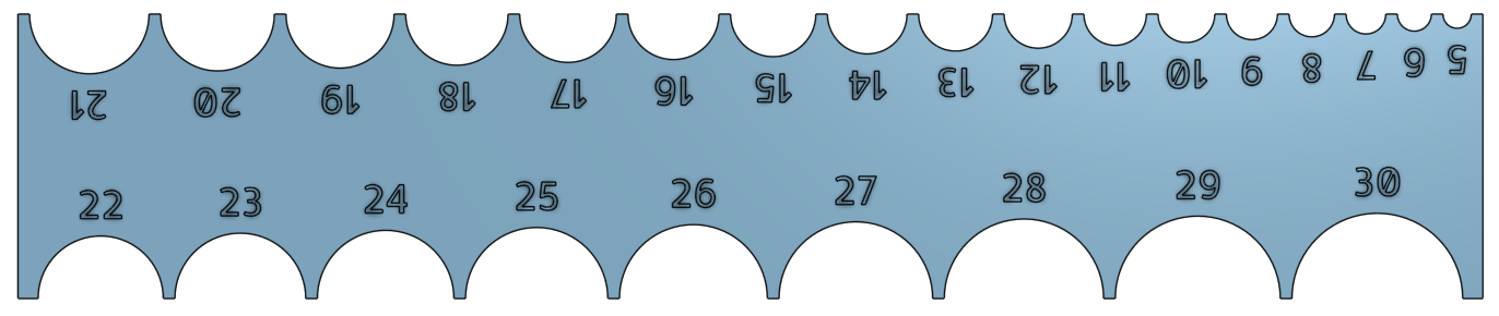 Fillet Gauges by Frankinator | Download free STL model | Printables.com