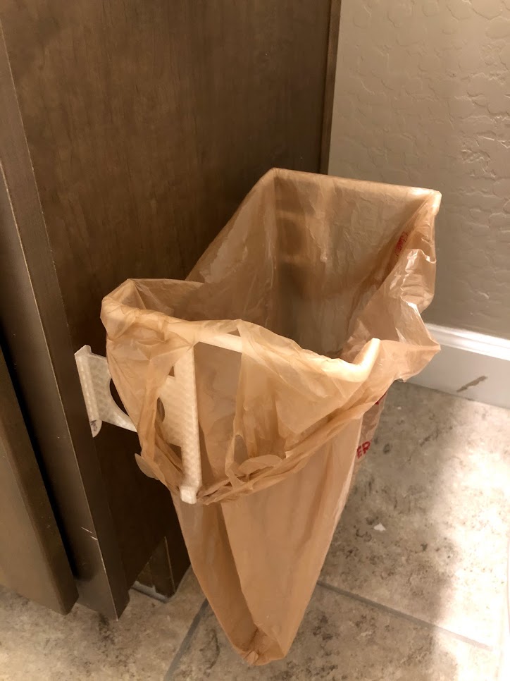 Grocery Bag "Trash Can"
