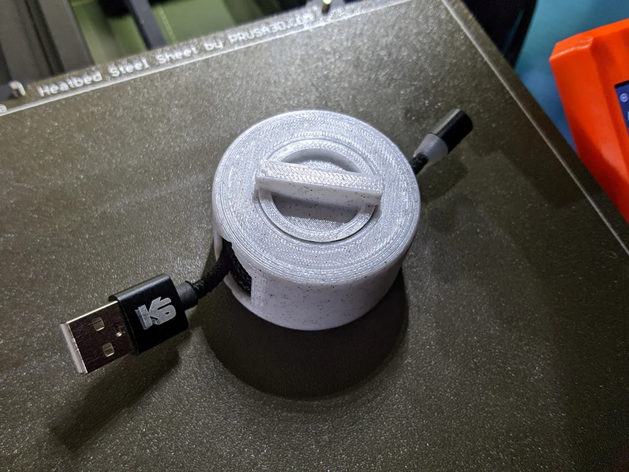 Free STL file Cable Reel Print-in-Place (No Assembly or Supports