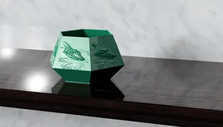Faceted Planter “Crocodile”