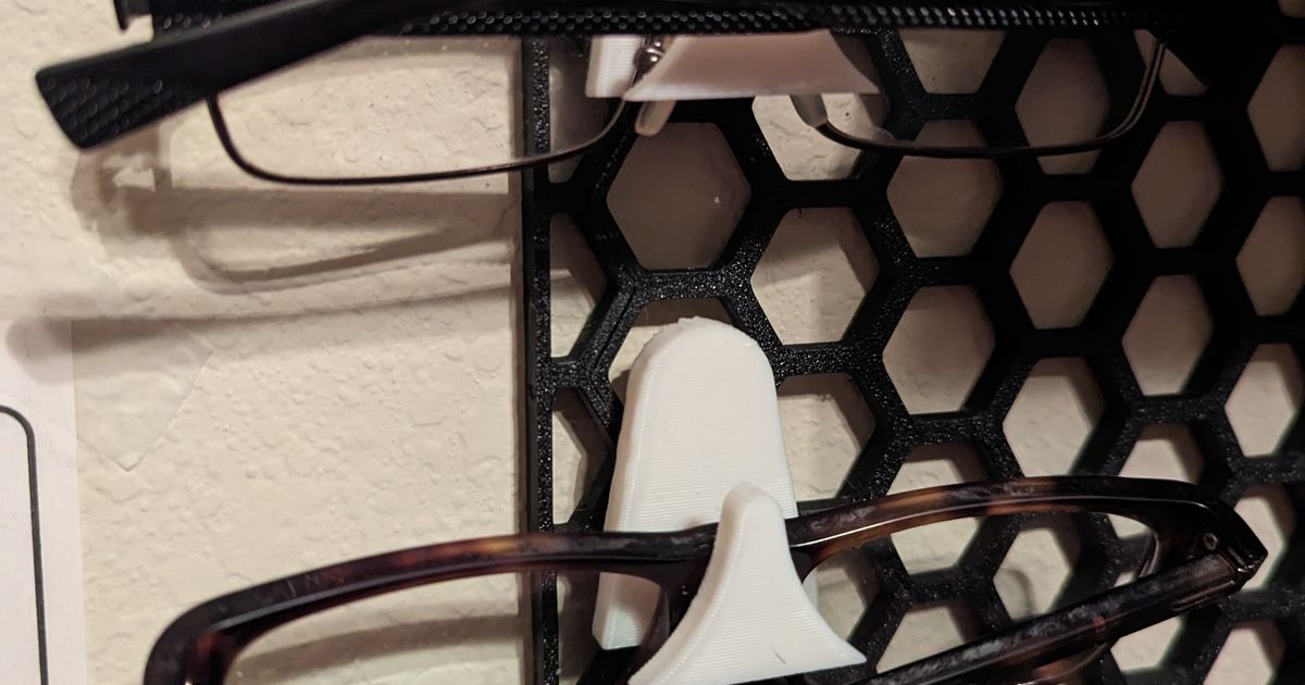 Storage Safety Glasses Holder (For thinner glasses) by Dominate4life Download free