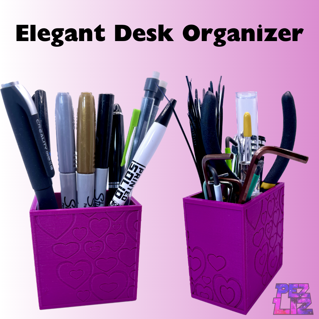 Elegant Desk Organizer by pezliz | Download free STL model | Printables.com