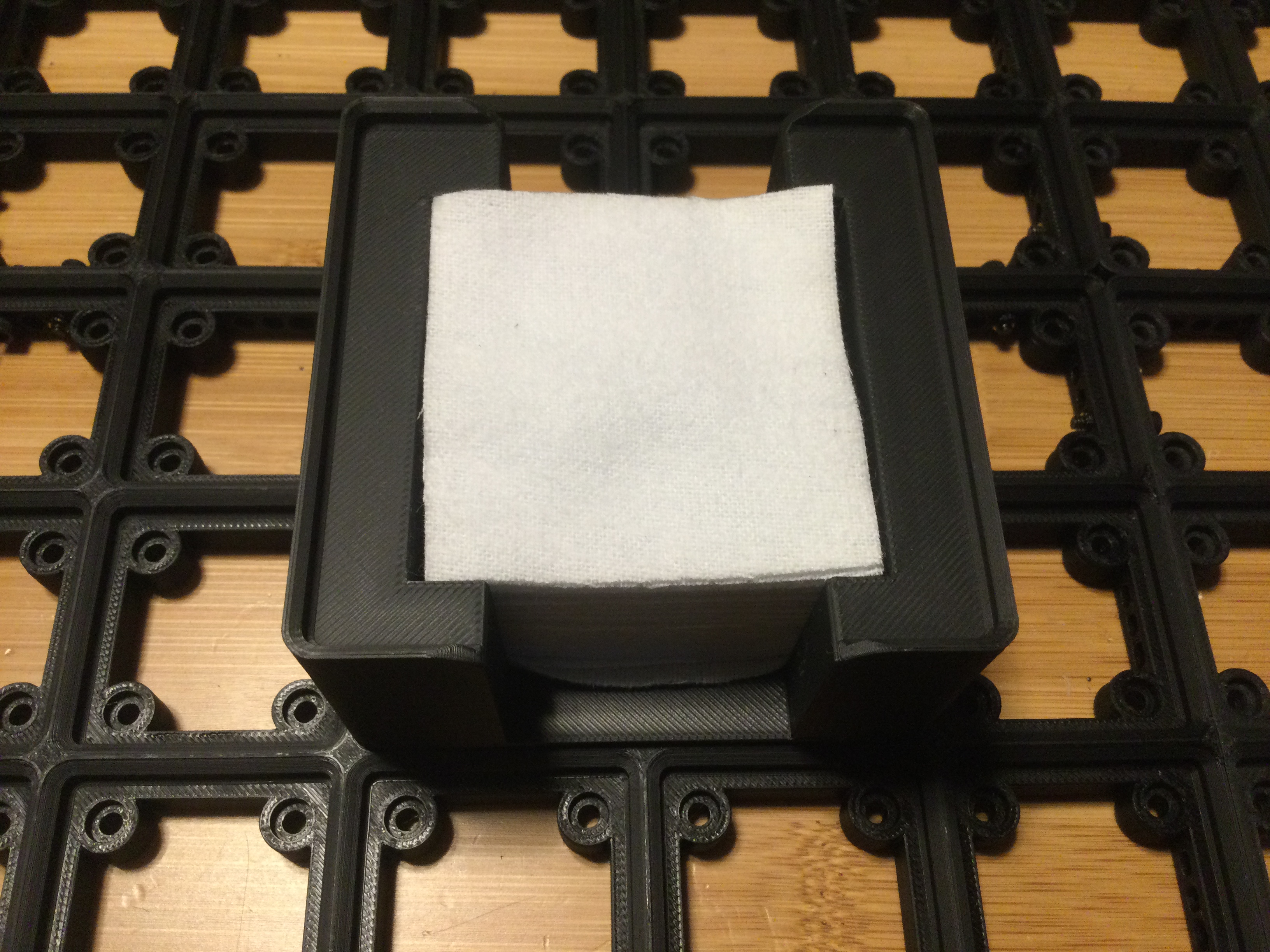 Gridfinity Medium Cotton Patch Holder (2X2X6) 3D model thumbnail