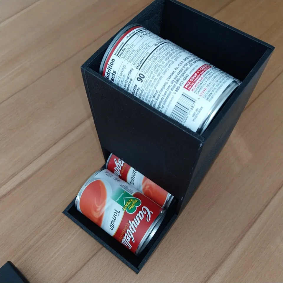 DIGITAL DOWNLOAD Rolling Can Storage Rack for Tinned Foods 3D Printing STL  Files First in First Out System 