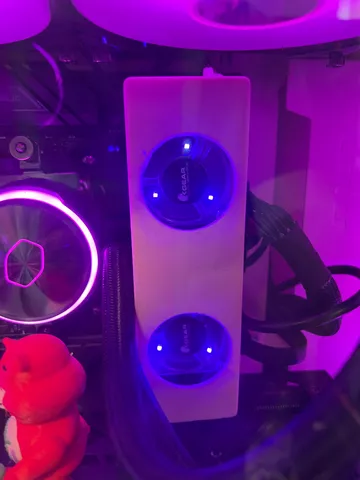 Dual 40mm Fan PC Ram Cooler