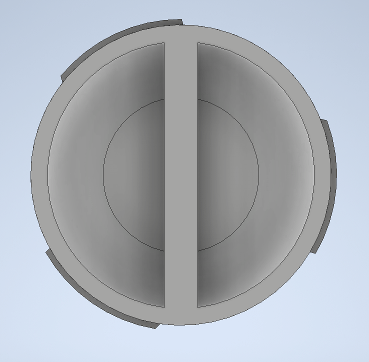 Bottom cap for GBR by KiJudo | Download free STL model | Printables.com
