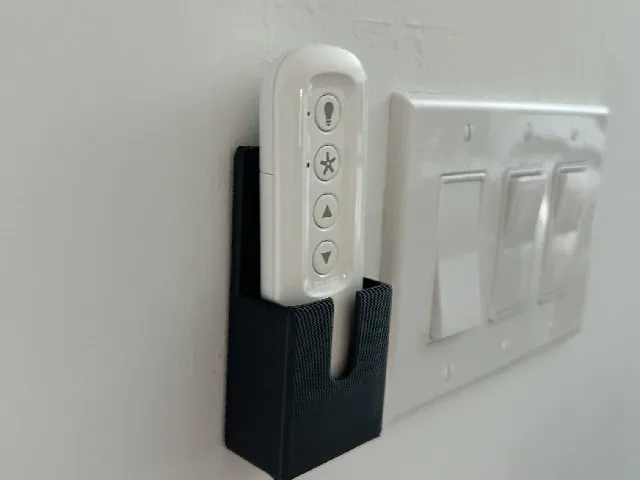 Holder for Hunter fan remote control