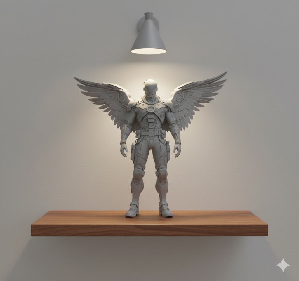 cyberpunk angel soldier 4