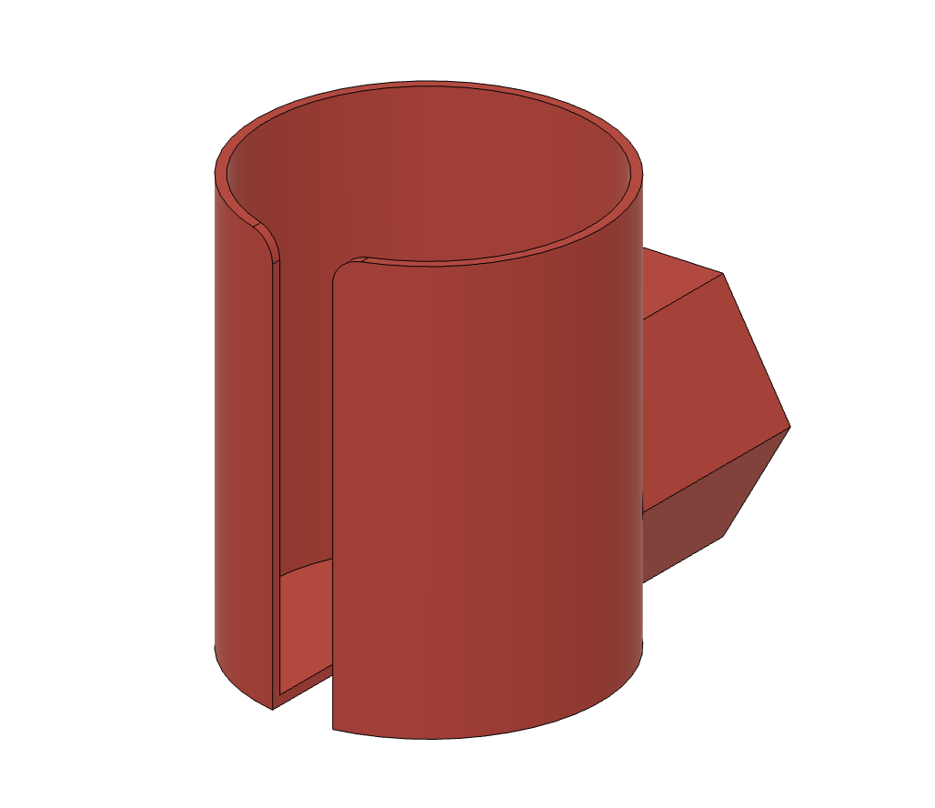 Parametric bottle holder for HSW (Fusion 360)