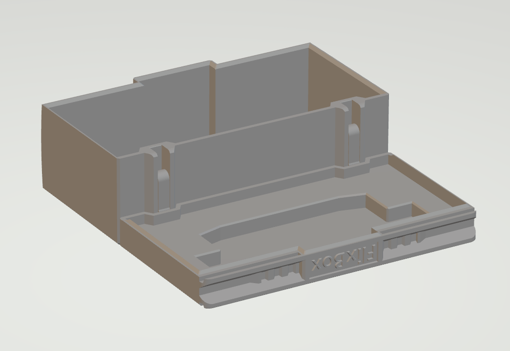 Miniatura 2 do modelo 3D Flixbox 60 mm - modular storage box stackable - no support