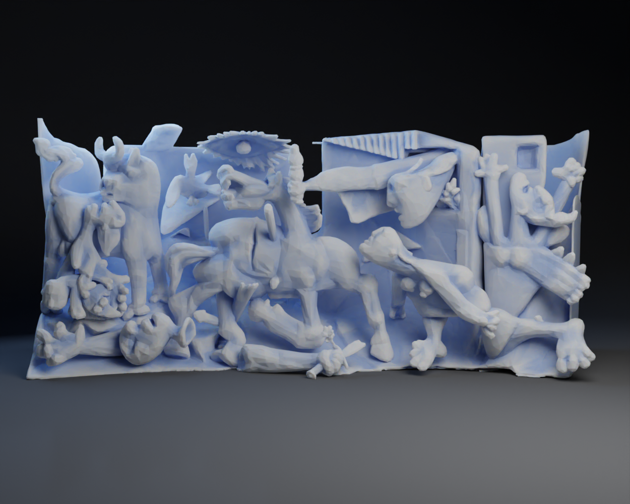Picasso's Guernica 3d