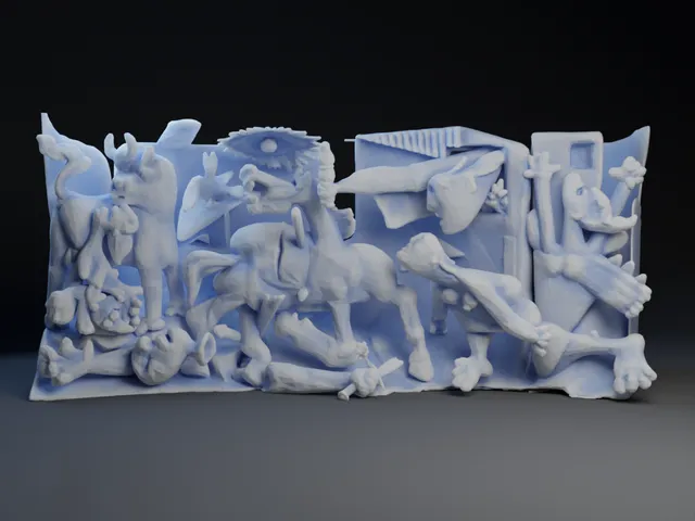 Picasso's Guernica 3d