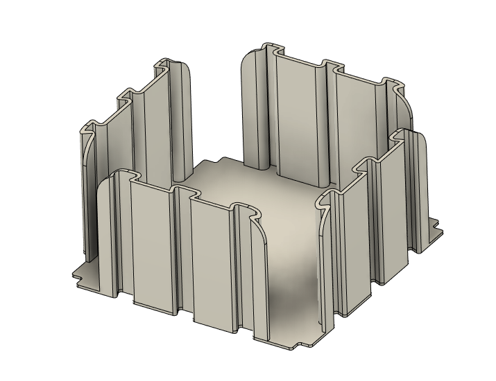 Miniatura 7 do modelo 3D Customizable modular desk organizer