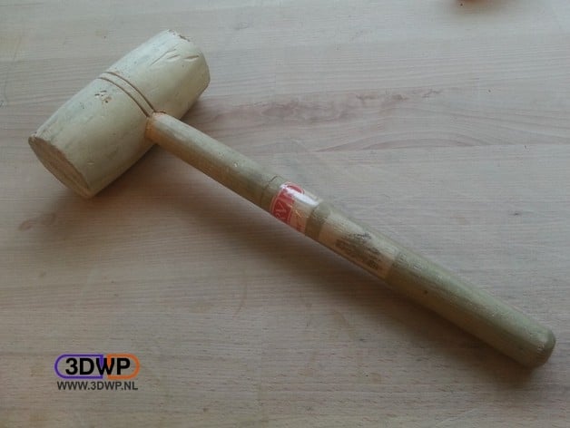 Wooden Hammer (Mallet) 3D Scan