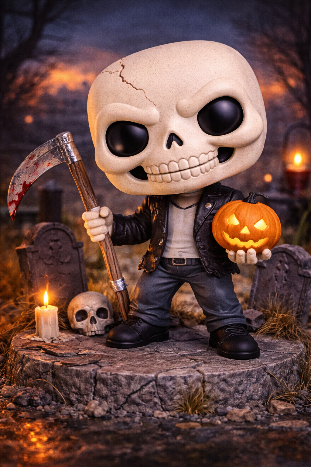 Cute Skeleton Figure
