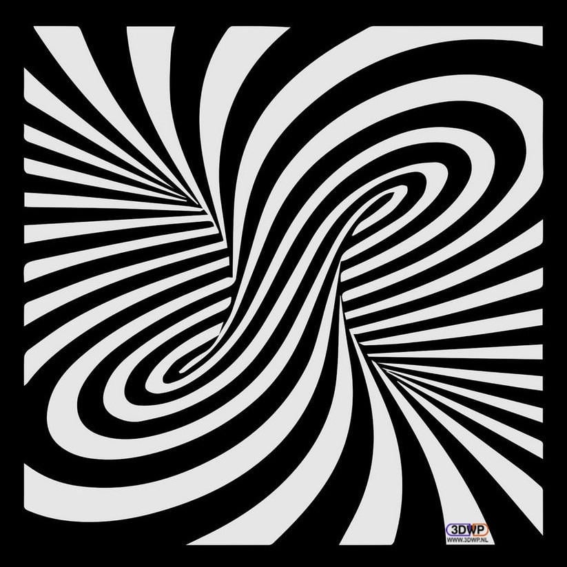 Twirl 3D Effect Lithophane