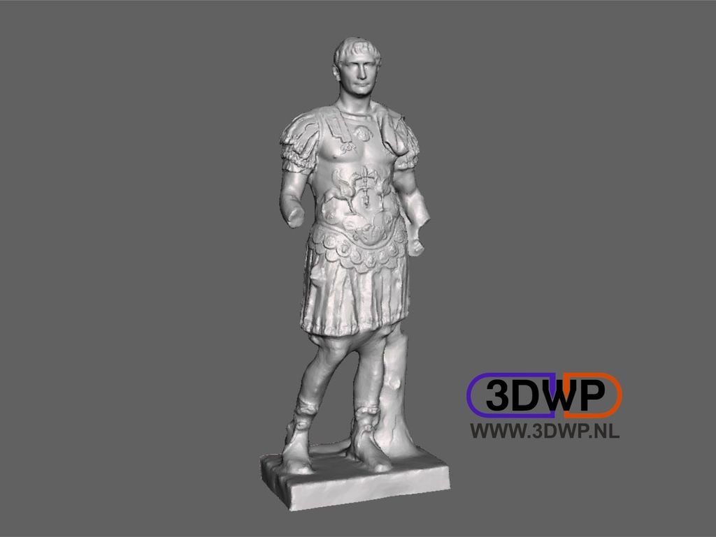 Roman Emperor Trajan Statue 3D Scan
