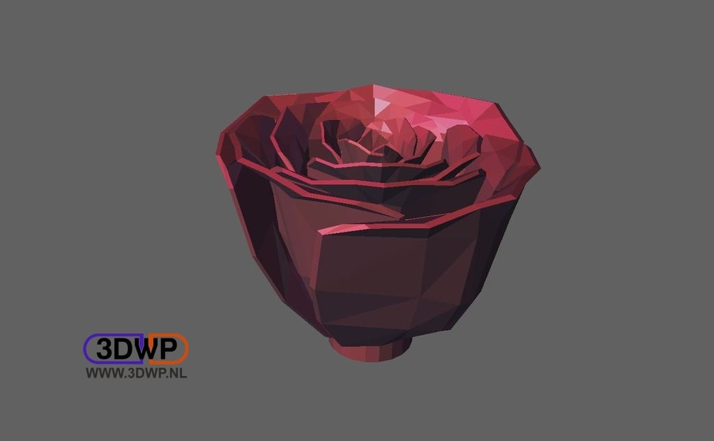 Jillian's Rose Fixed (Made Solid With MeshMixer)