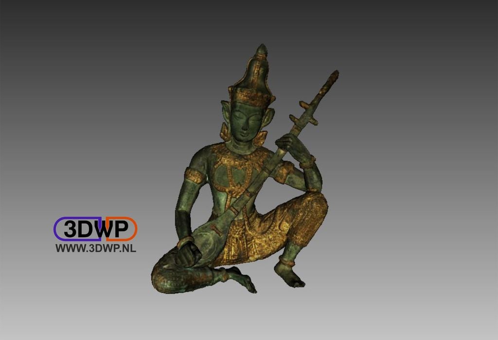 Indian God Sculpture 3D Scan