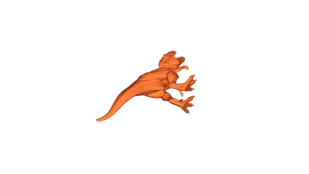 Juvenile Tyrannosaurus running 3D model 3D printable