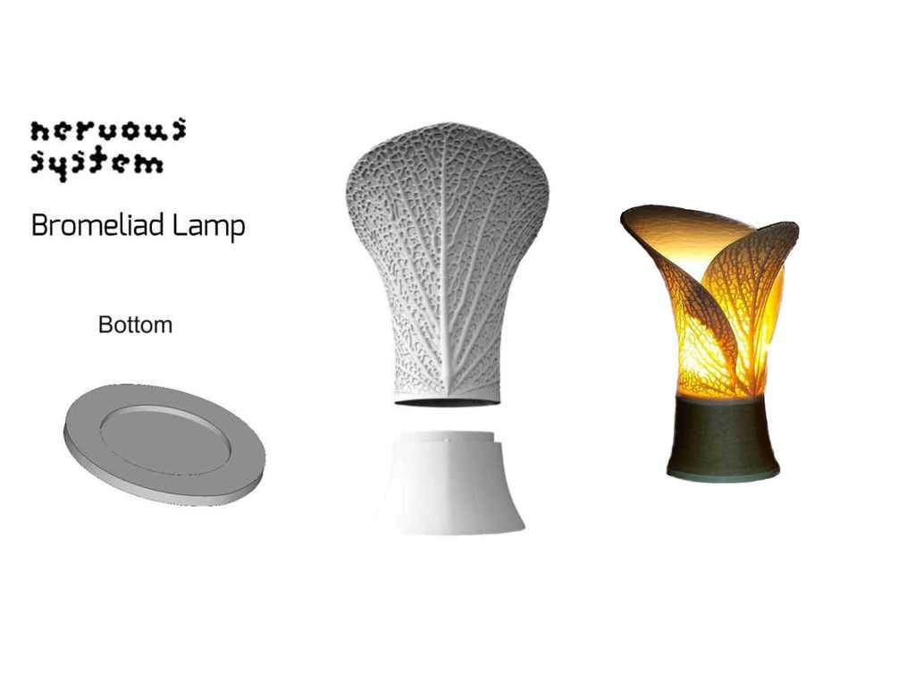 Nervous System Bromeliad Lamp Bottom Plate