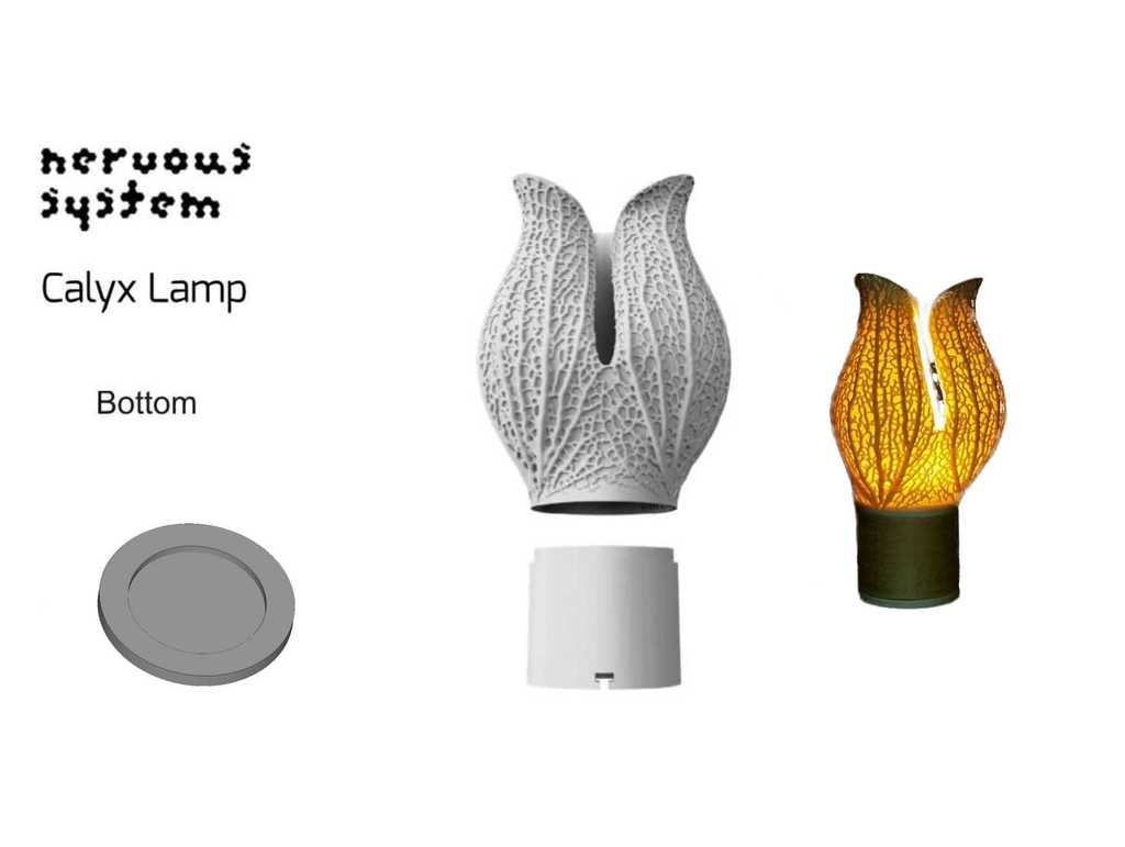 Nervous System Calyx Lamp Bottom Plate