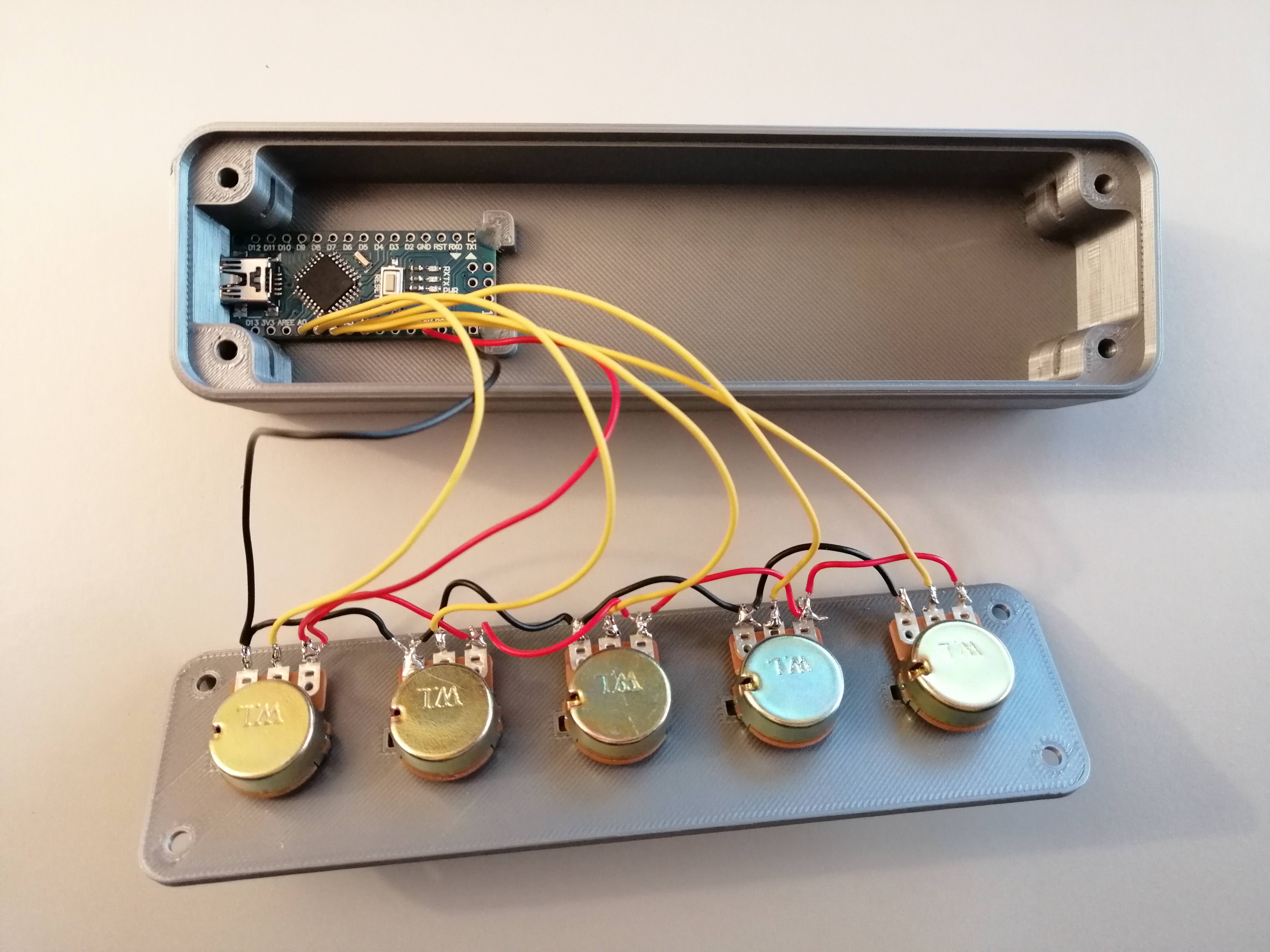 Miniatura 3 do modelo 3D Volume Knob Controller for PC (deej)