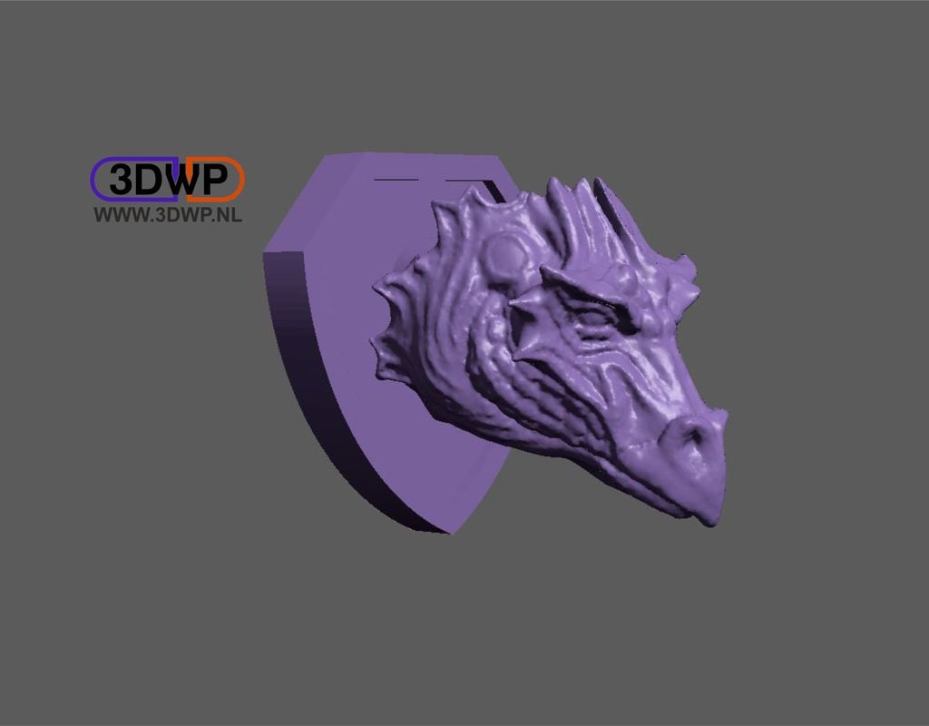 Dragon Head Wall Mount (Trophy)