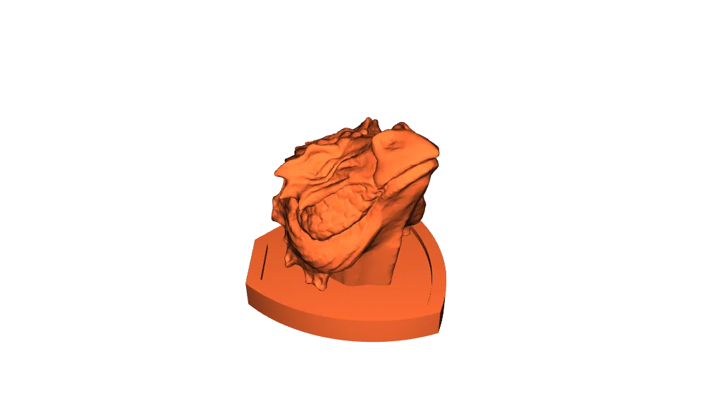 3d Printed Geometric Dragon Head for Wall Decor, Ready to hang